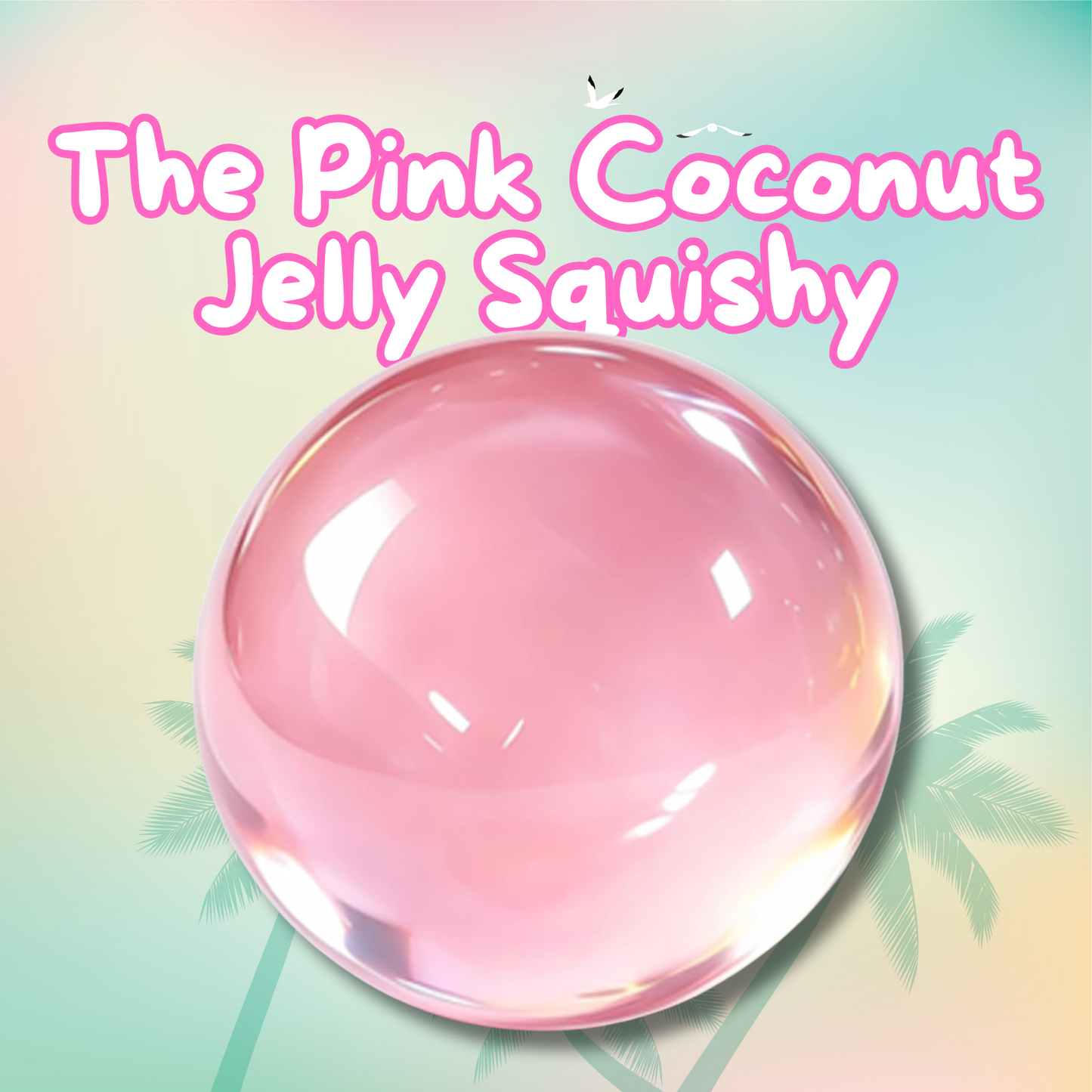 The Pink Coconut Jelly Squishy 🥥🌸