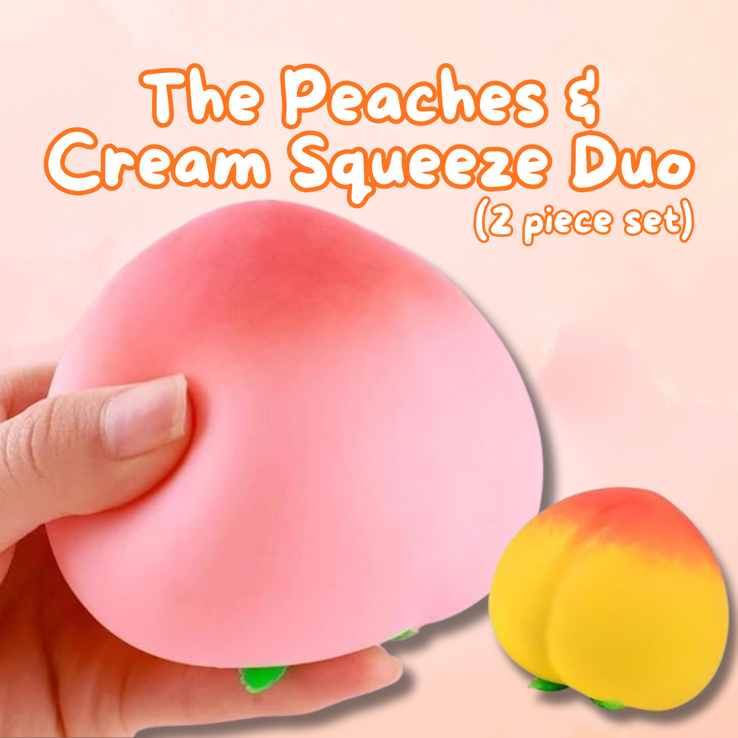 The Peaches & Cream Squeeze Duo (2-Piece Set) 🍑✨