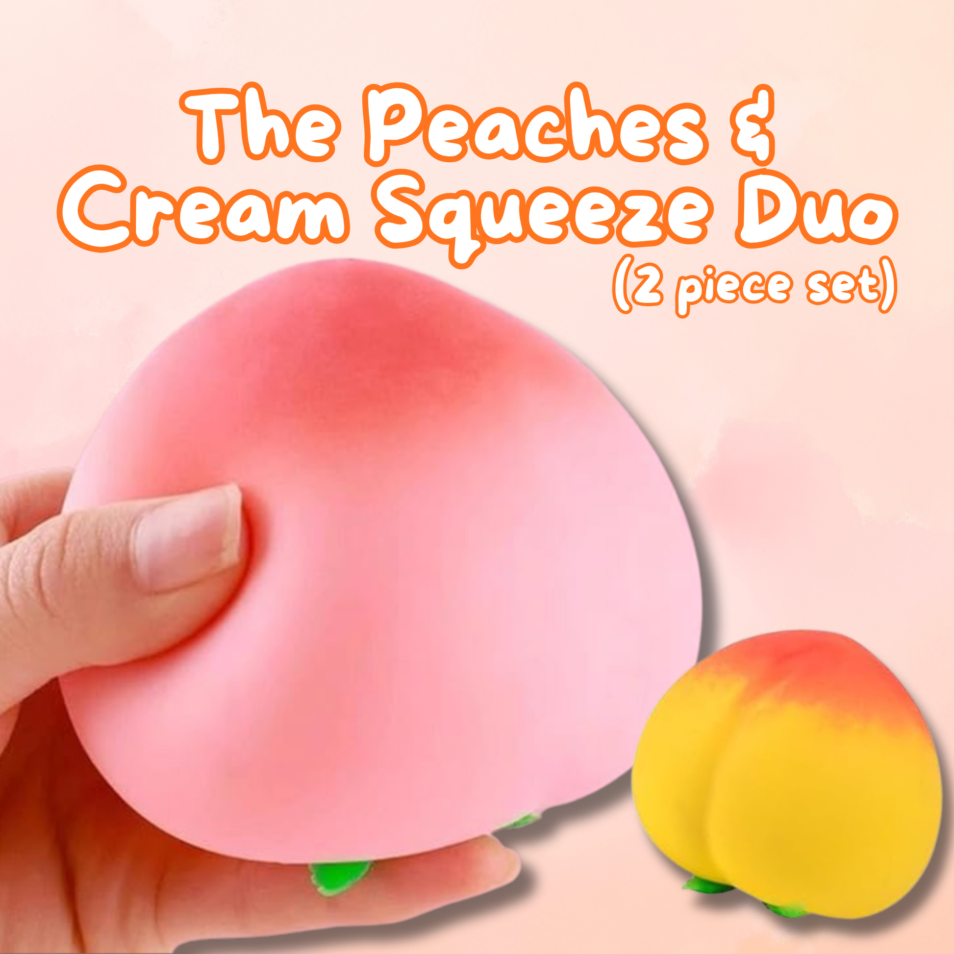 The Peaches & Cream Squeeze Duo (2-Piece Set) 🍑✨