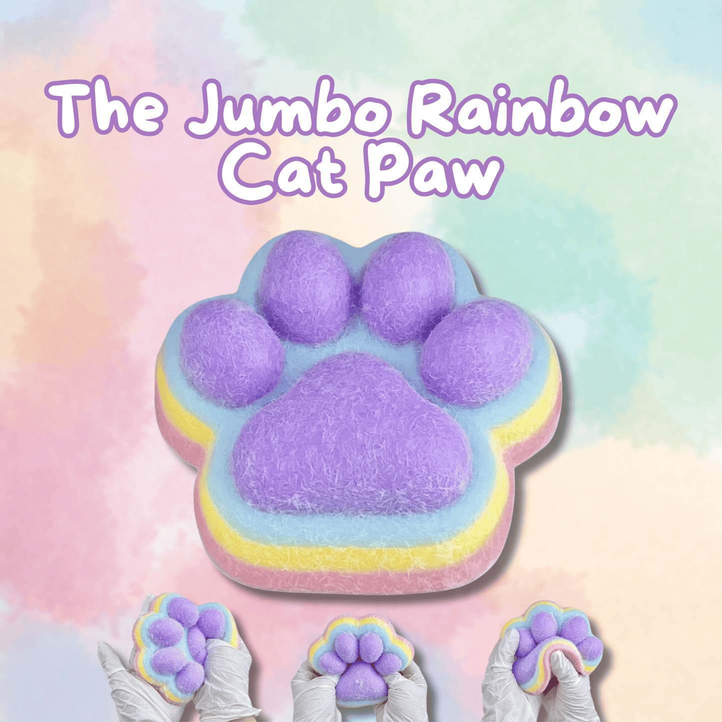 The Jumbo Rainbow Cat Paw 🐾🌈
