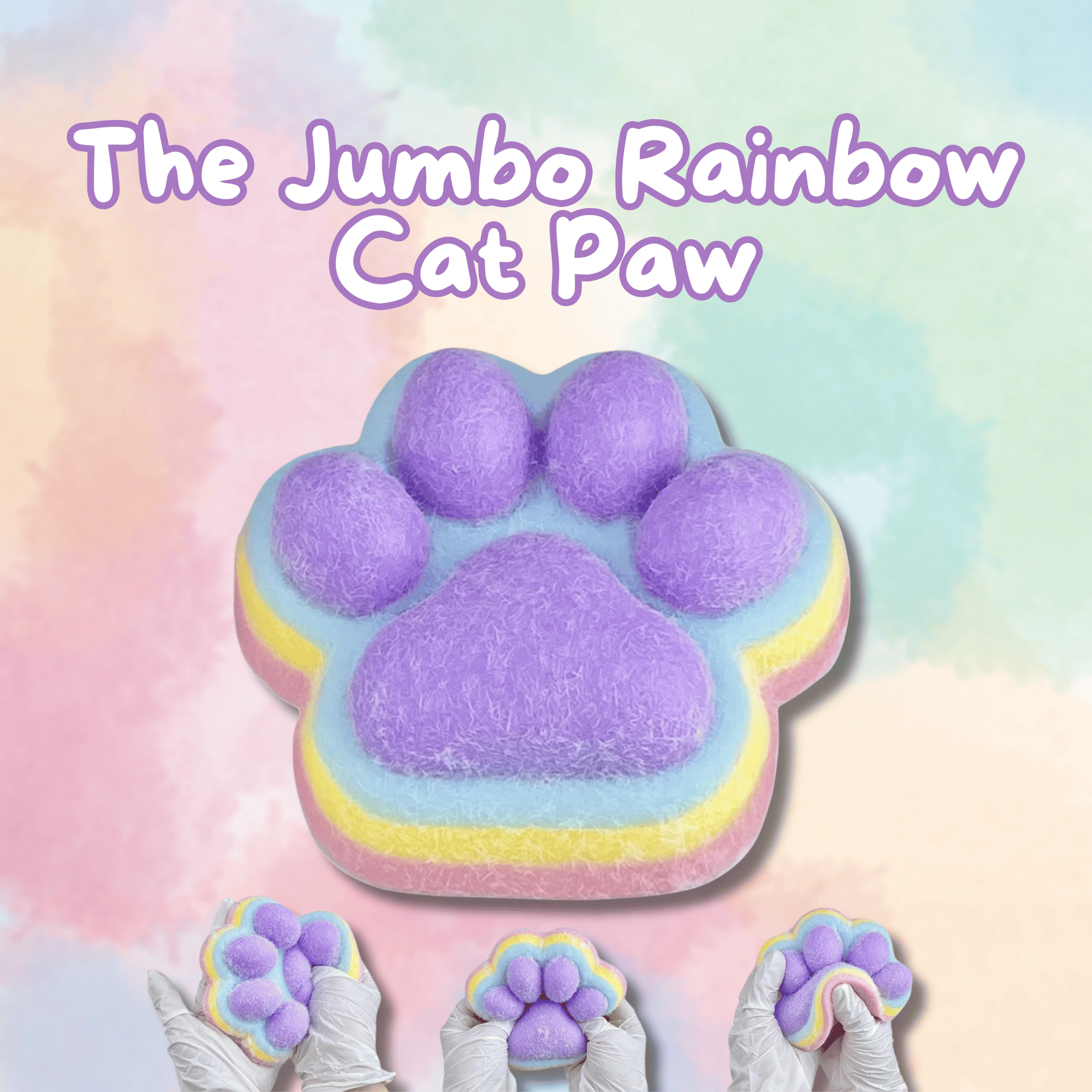 The Jumbo Rainbow Cat Paw 🐾🌈